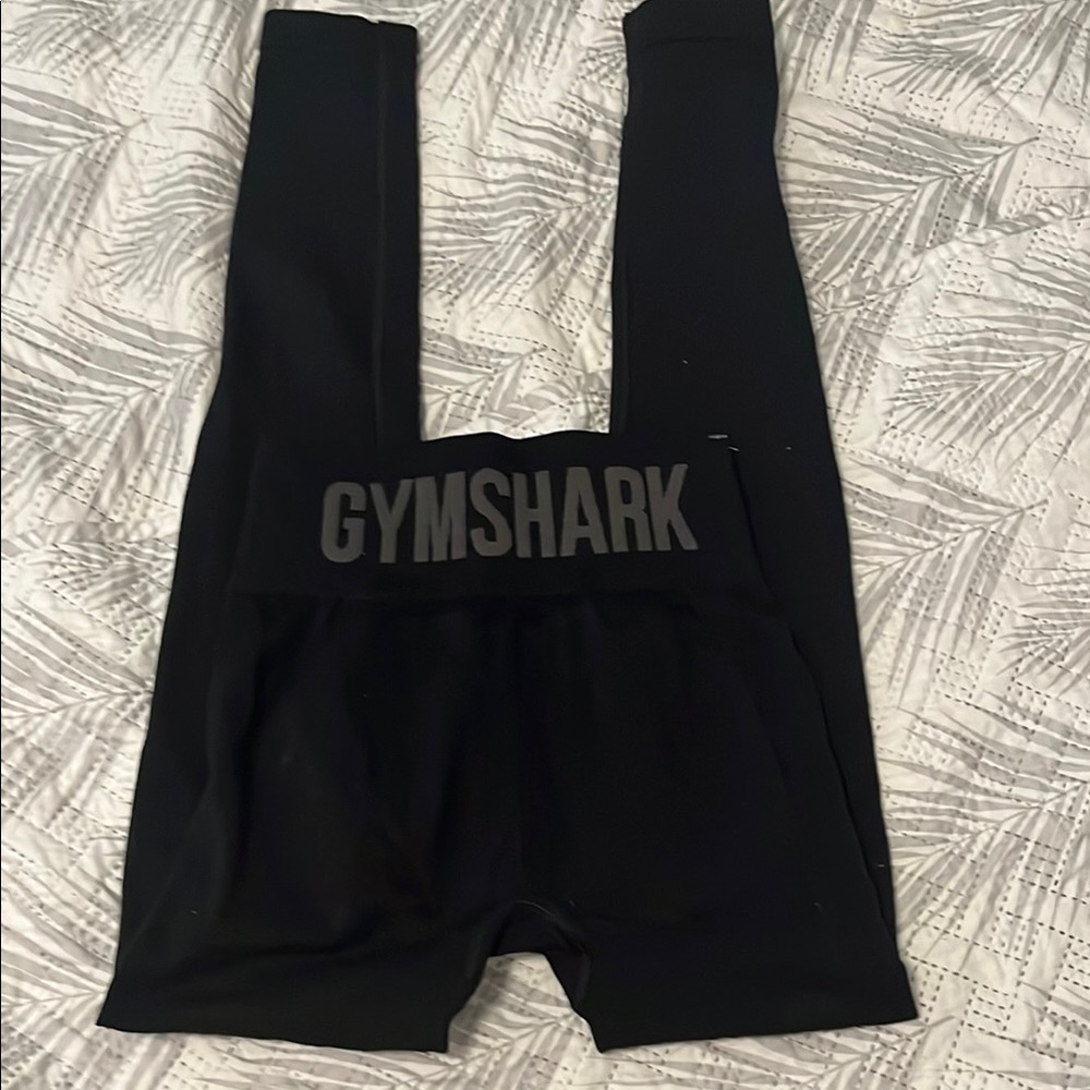 Gymshark Black Leggings High-Waisted Stretchy